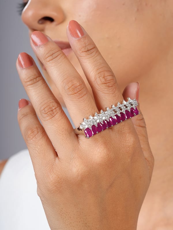 Ruby Edge Ring — Cao Jewellery