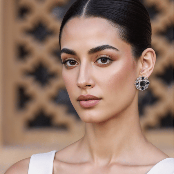 Blue Green Stardust Earrings — Kesya