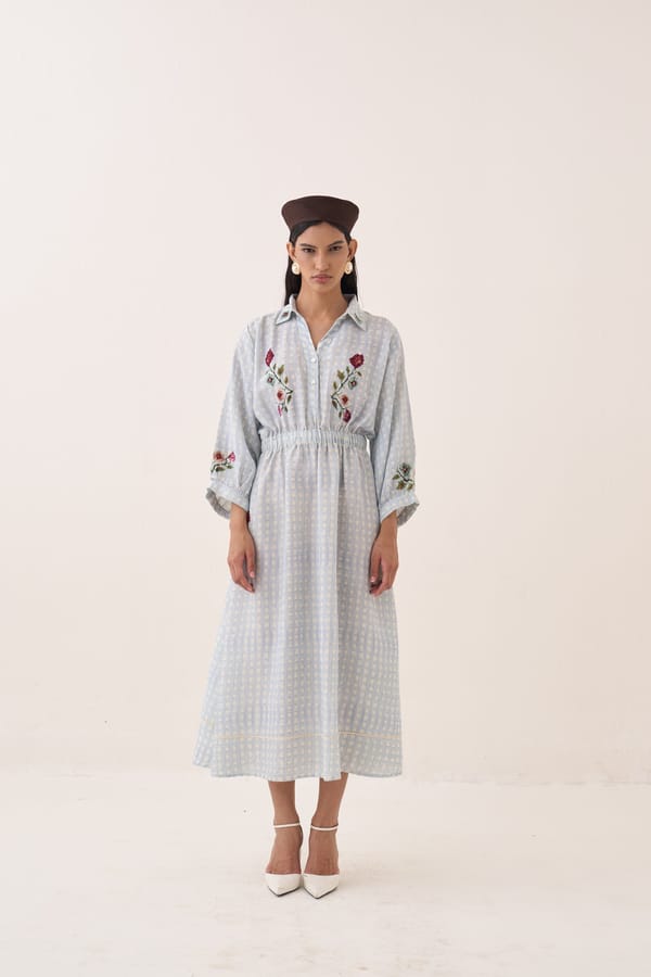 Gingham Poem Dress — Ofrida