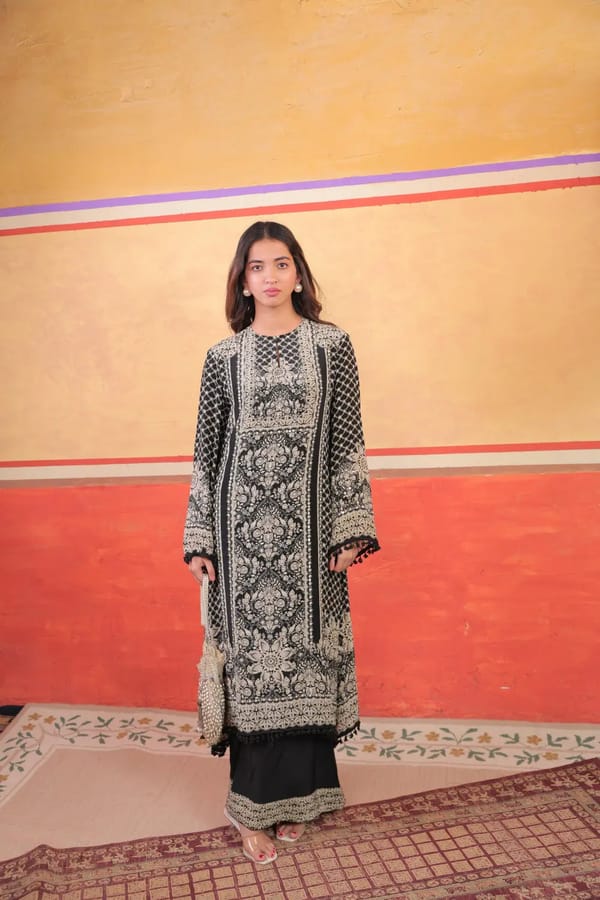 Pandora - A-Line Kurta Set — Surkh Syahi