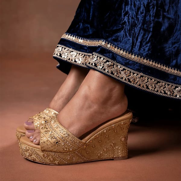 Goldyn Wedges — House of Vitti India