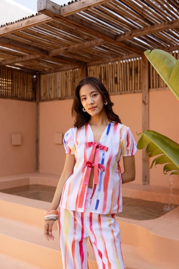 Breakfast Party Co-ord Set (Pants) — SAJKE