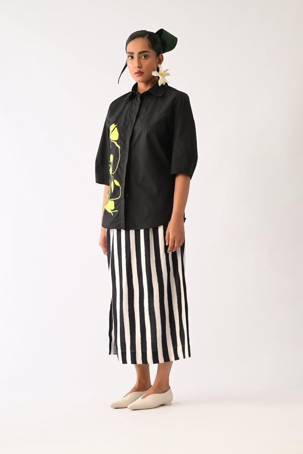 Mono Black Lantern Applique Set — Ofrida