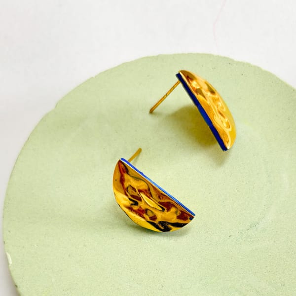 Little Wave Studs — Aditi Bhatt