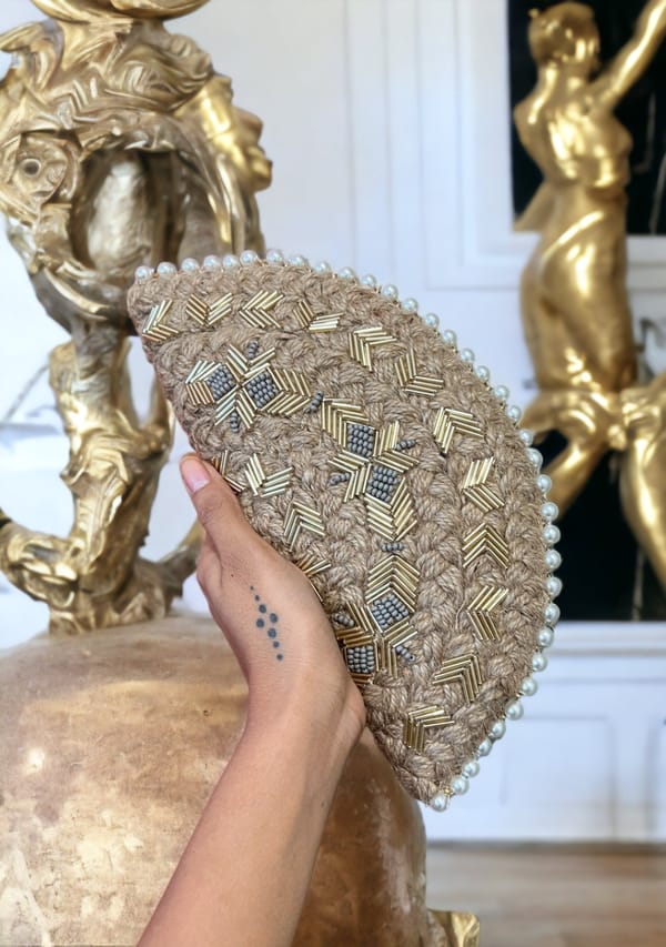 Lumina Luxe Half Moon Bag — Dhaaga Life