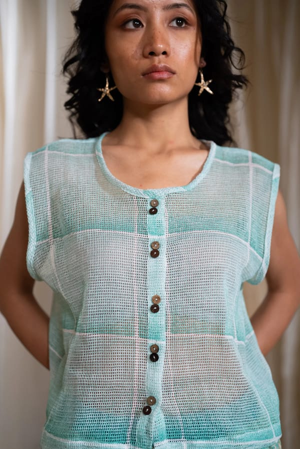 Aqua Mesh Top — Banana Labs