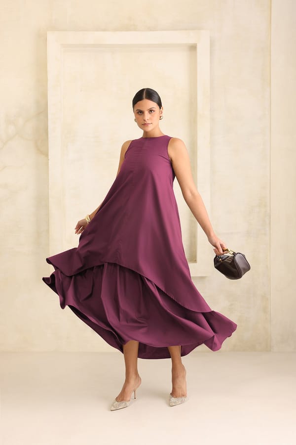 Iris Double Layered Dress — Olavi
