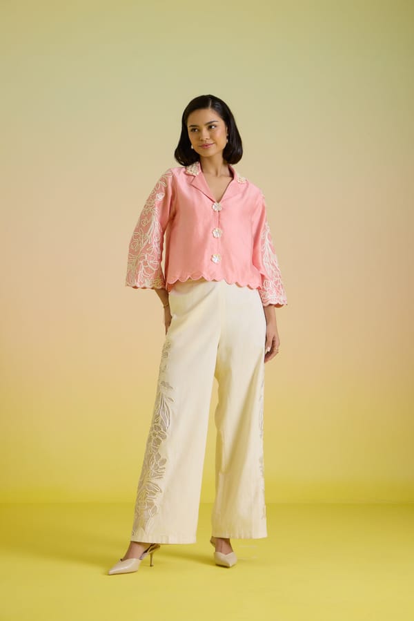 Rosã© Embroidered Coord Set — HOUSE OF HEATHER