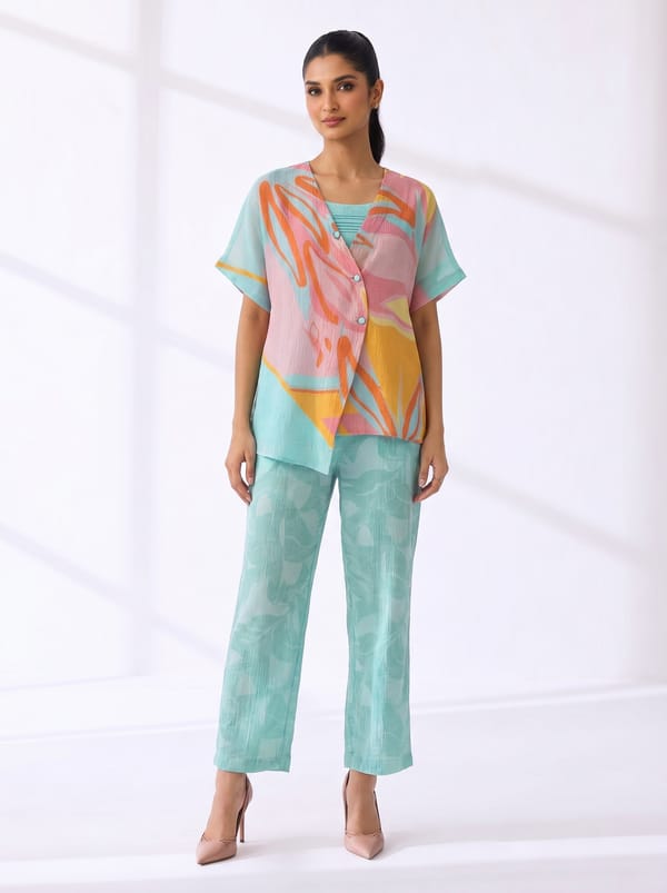 Blue Pink Co-Ord Set — CLOS