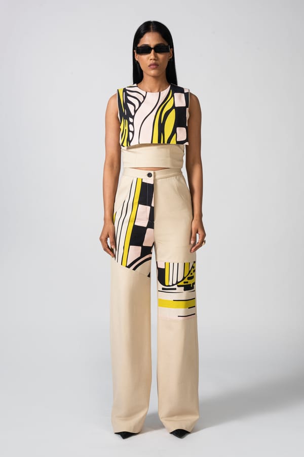 Eterna Amore Block Pants — Pocketful Of Cherrie