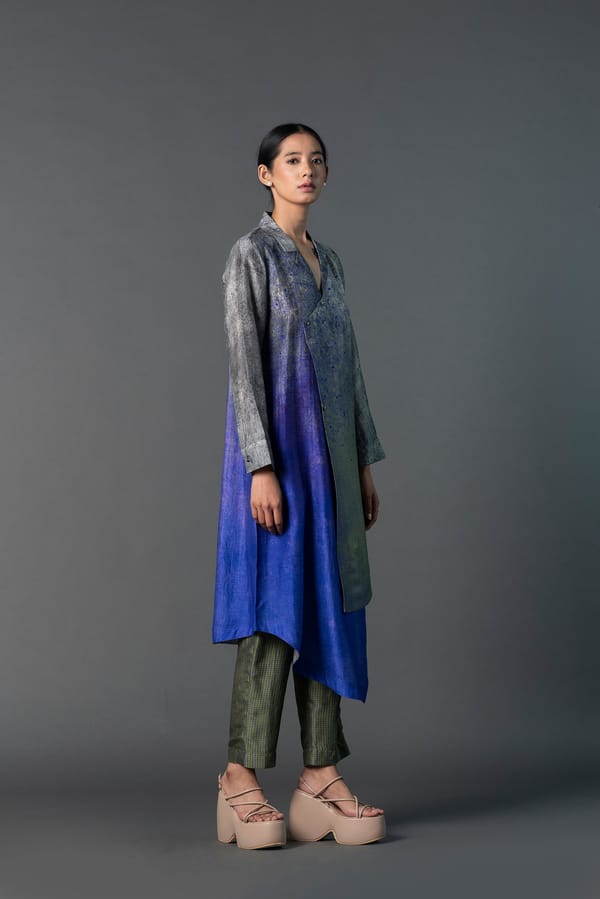 Array Shady Bluish Green Kurta Set — CLOS