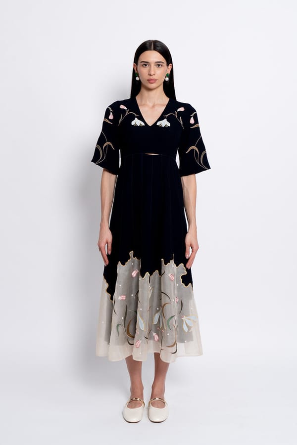 Madhya - Navy Dress — Love Kiki