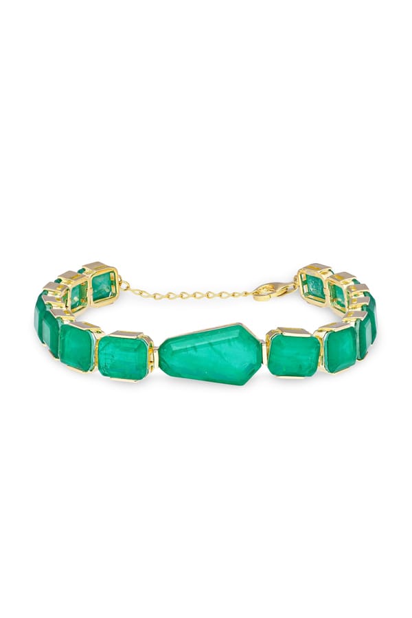 Dark Green Desert Dunes Tennis Bracelet — Miss Jo
