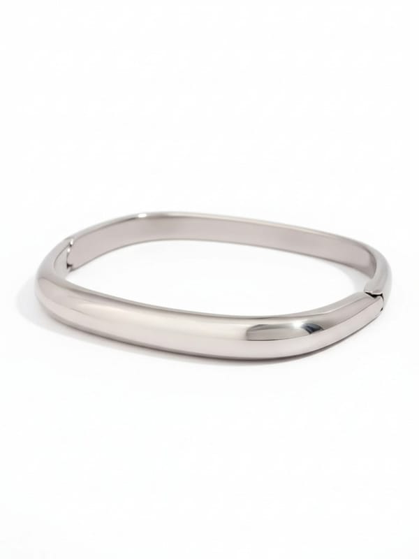 Buckle Steel Silver Bracelet — Cao Jewellery