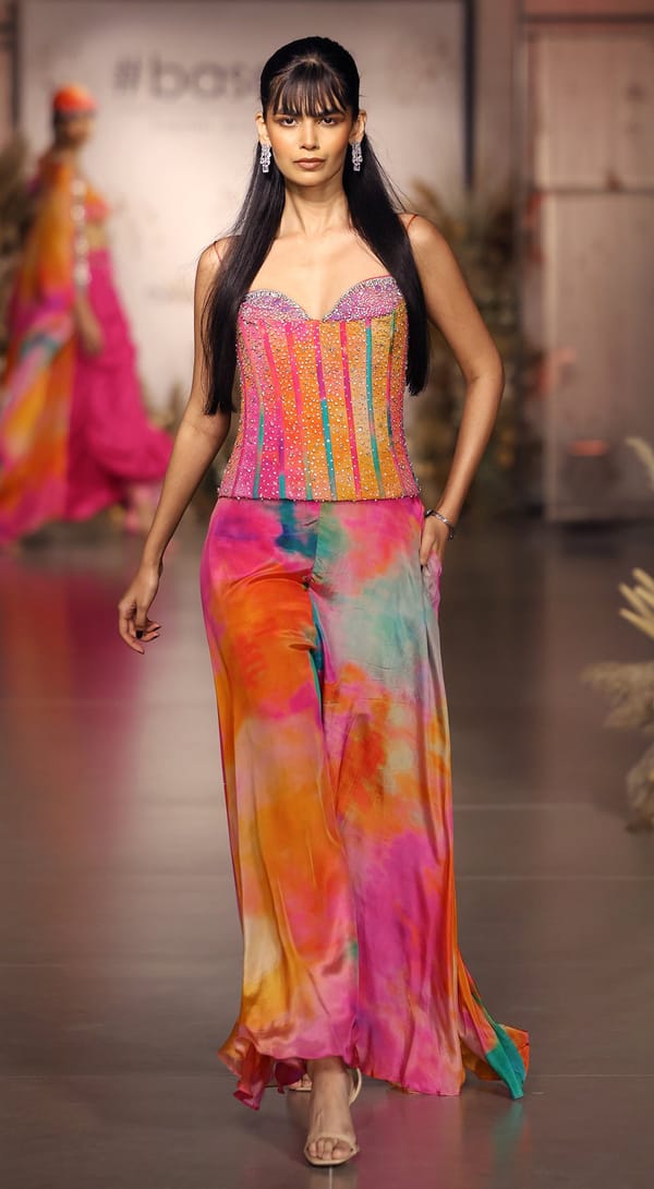 The Sunscape Drift Corset Set — Basanti Kapde aur Koffee