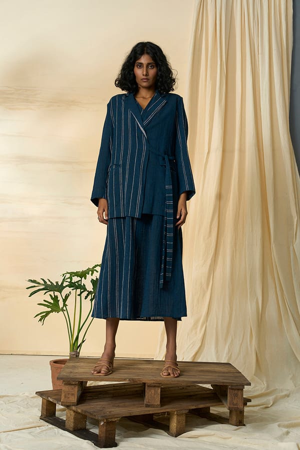 Cobalt Blazer & Dress Set — ALTER NATIVE