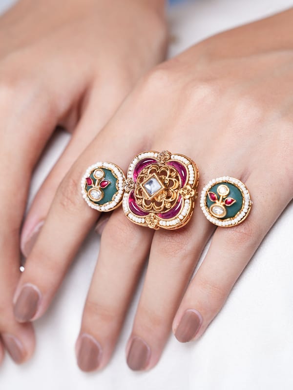 Heritage Two Finger Ring — Cao Jewellery