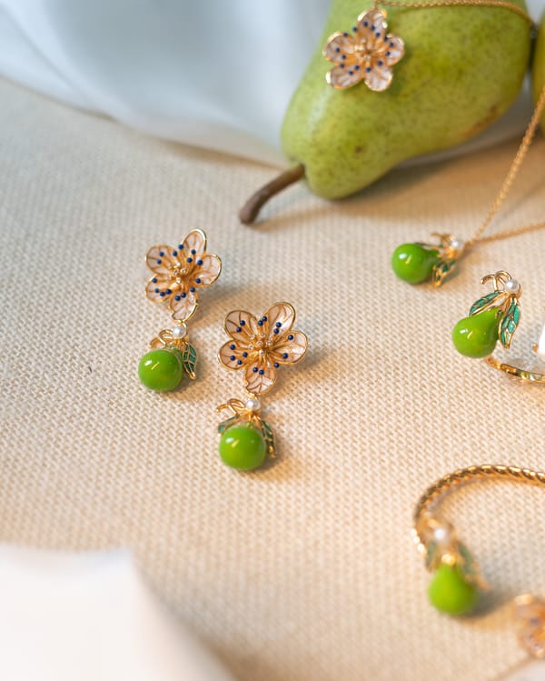 Pear Blossom Earrings — Azga