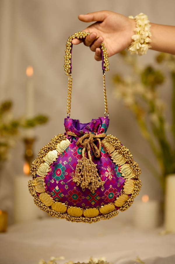 Avika Purple (Potli) — 5 Elements