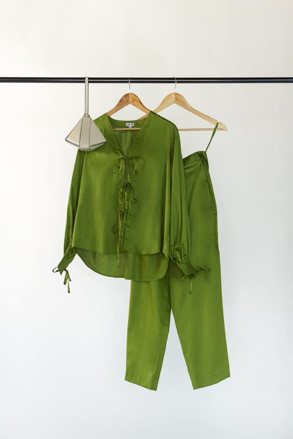 Tie-Up Bishop Shirt — Studio MuGu