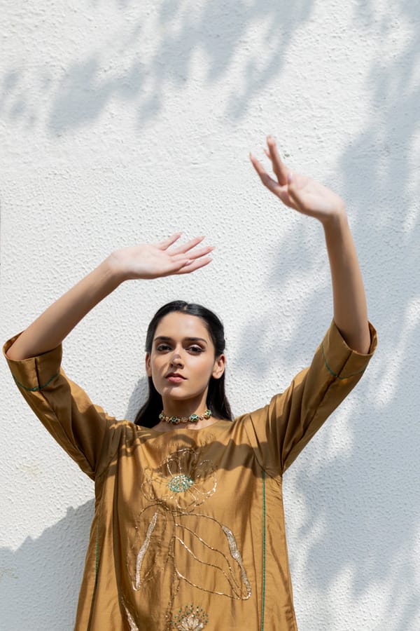 Raivya Embroidered Co-Ord — Silai studio