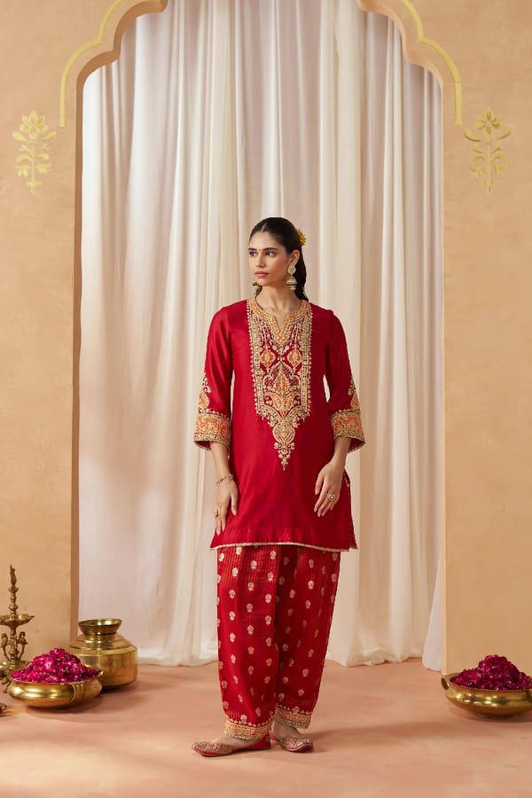 Adeela Kurta with Salwar and Dupatta — Sheetal Batra