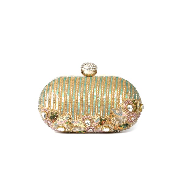 Peacock Mirage Clutch — ATTOSA BY TANAISHA PARABIA