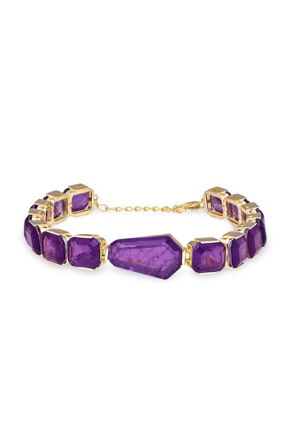 Dark Purple Desert Dunes Tennis Bracelet — Miss Jo