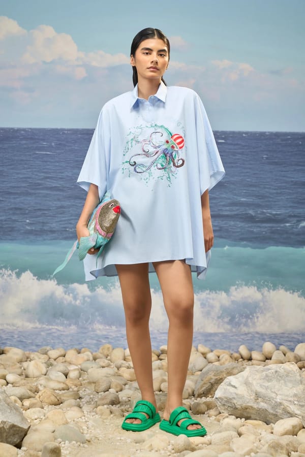 Oversized Printed Shirt — Genes Lecoanet Hemant