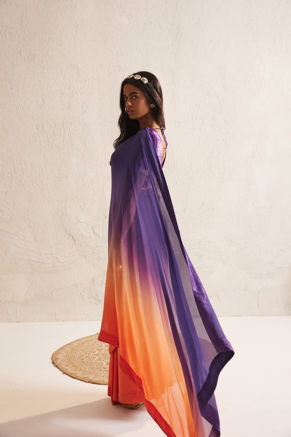 Dheera Ombre Saree — DORABI