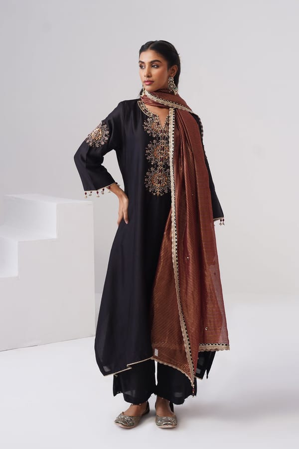 Surmayi Dupatta Set — UGNA