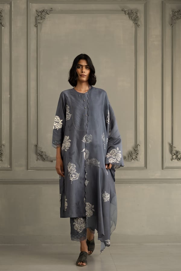 Tunic With Dori Embroidery And Dupatta — Arcvsh Pallavi Singh