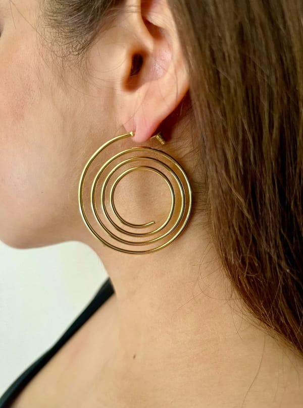 Swirl Hoops — Varnika Arora