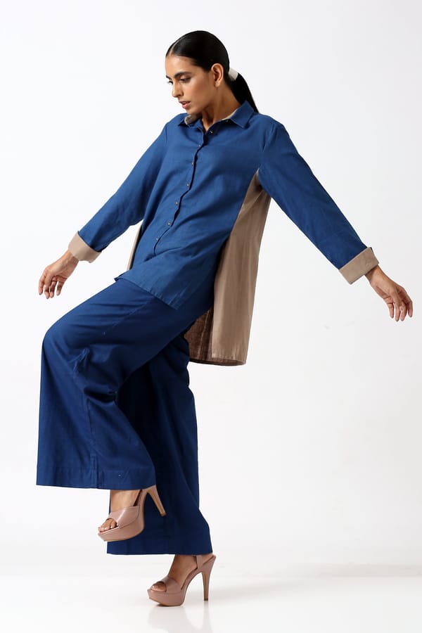 Remi - Fuss Free Indigo Co-ord Set — Madder Much