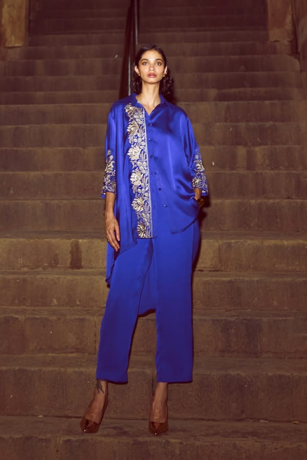 Asymmetric Straight Pant — Dash and Dot