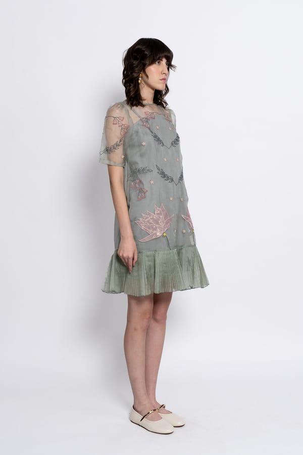 Sage Moonflower Dress — Love Kiki