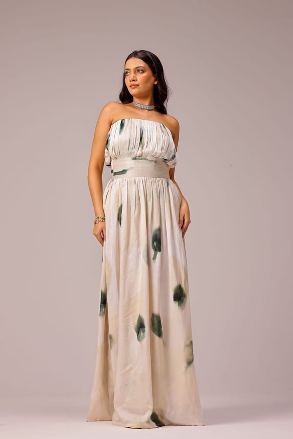 Magnolia Gathered Maxi — STUDIO SURBHI