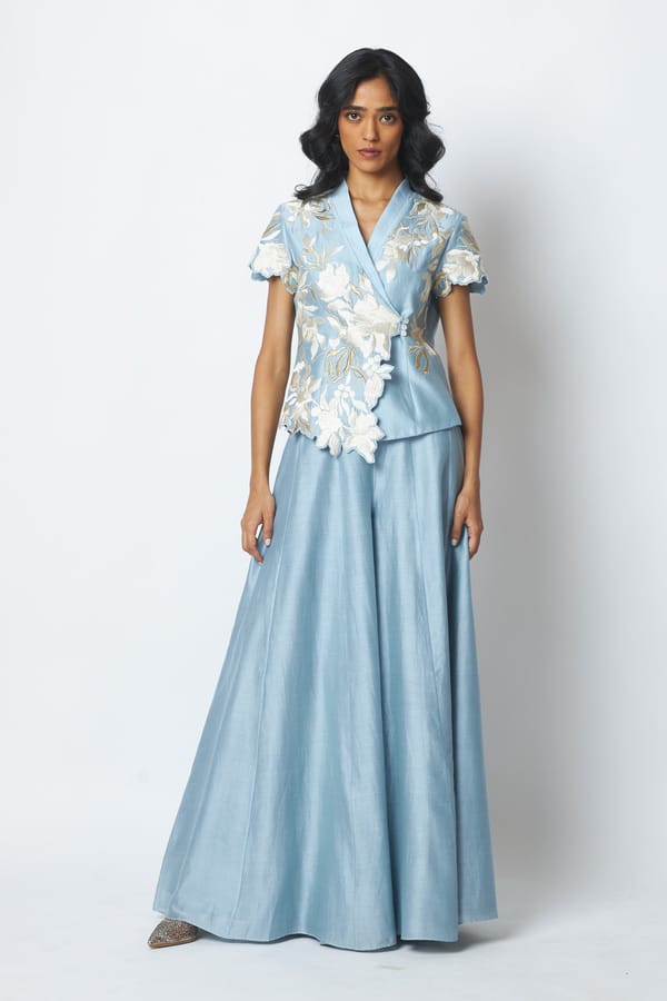 Marisol - Window Wrap Vest & Divided Skirt — Madder Much