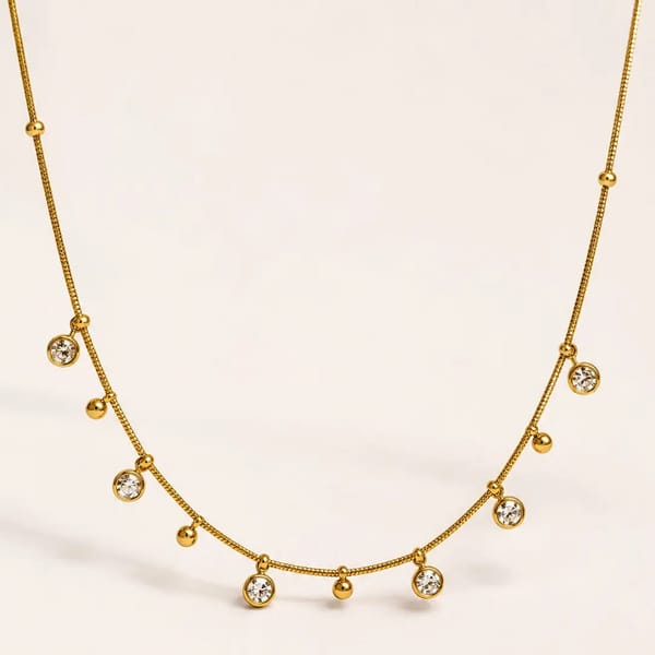 Dots and Drops Necklace — Nam Jewels