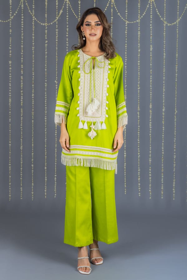 Sabz Green Kurta Set — Chakkraa