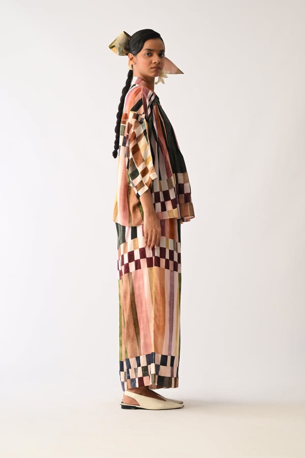 Mosaic Pintuck Shirt — Ofrida