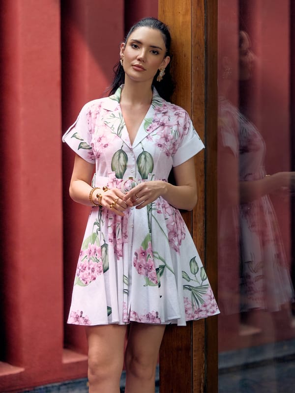 Carnosa Belted Mini Dress — HOUSE OF FETT