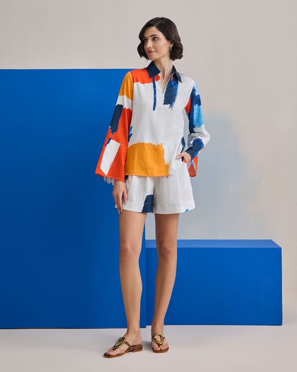 Azure Tide Shorts Set — ZAZU