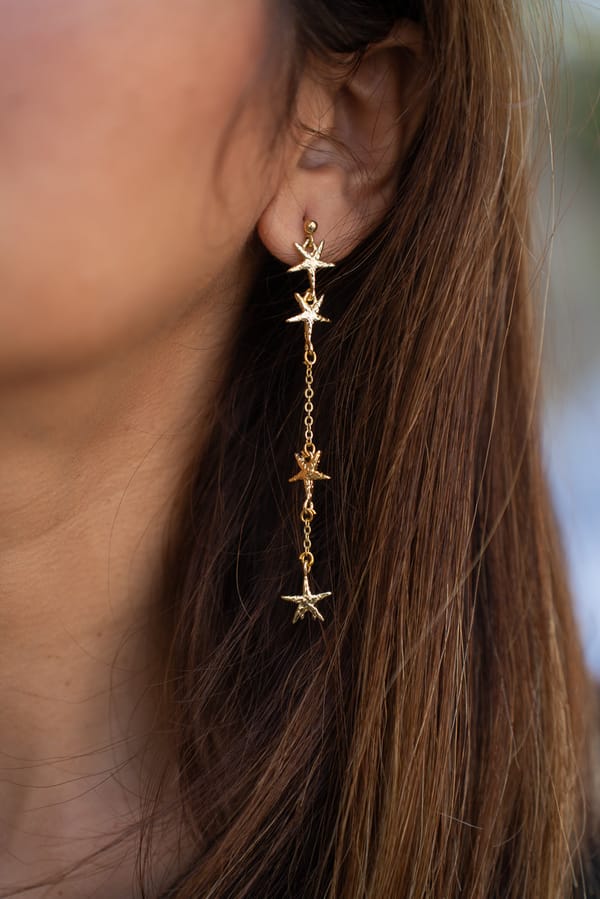 Supernova Star Dangle Earrings — SOUL WORKS