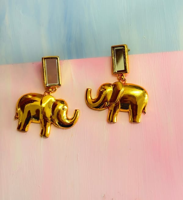Ele Mirror Danglers — Aditi Bhatt