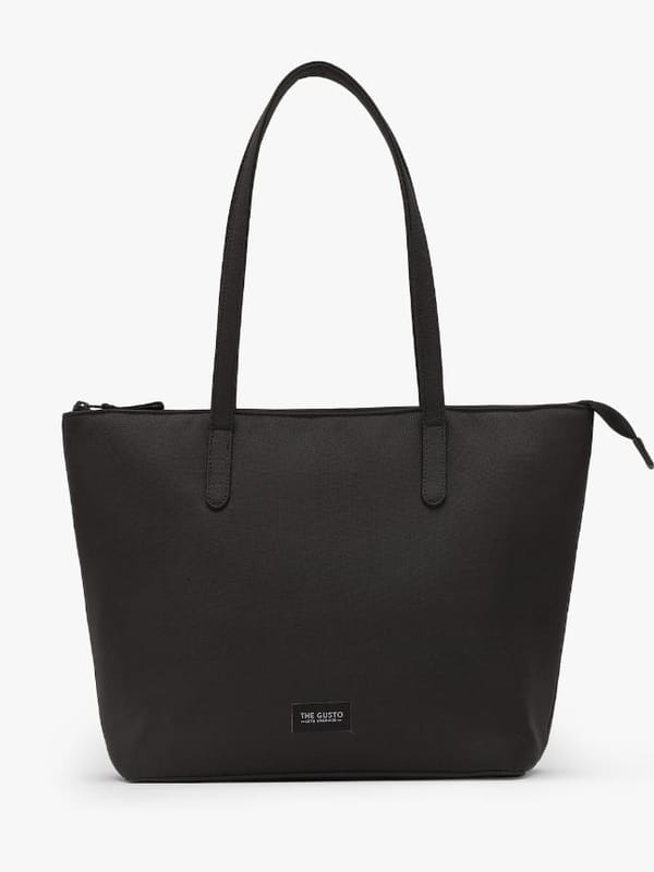 Wanderer Tote Black Medium — The Gusto