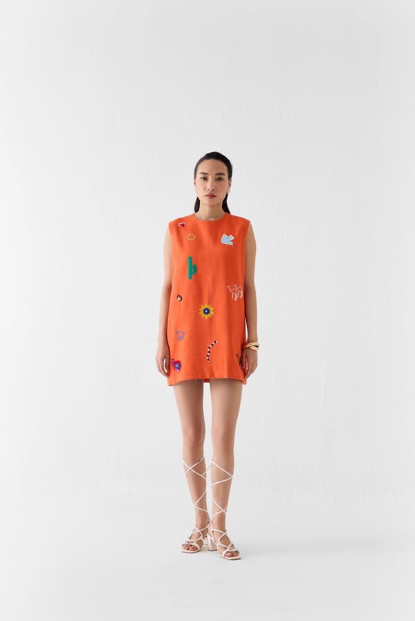Sahara Dawn Short Dress — Studio Rigu