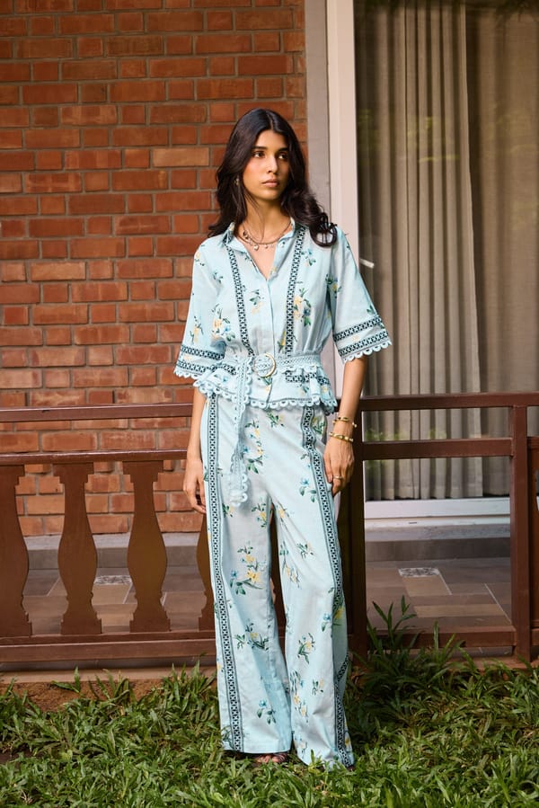 Ciel Floral Shirt — Needle Ten