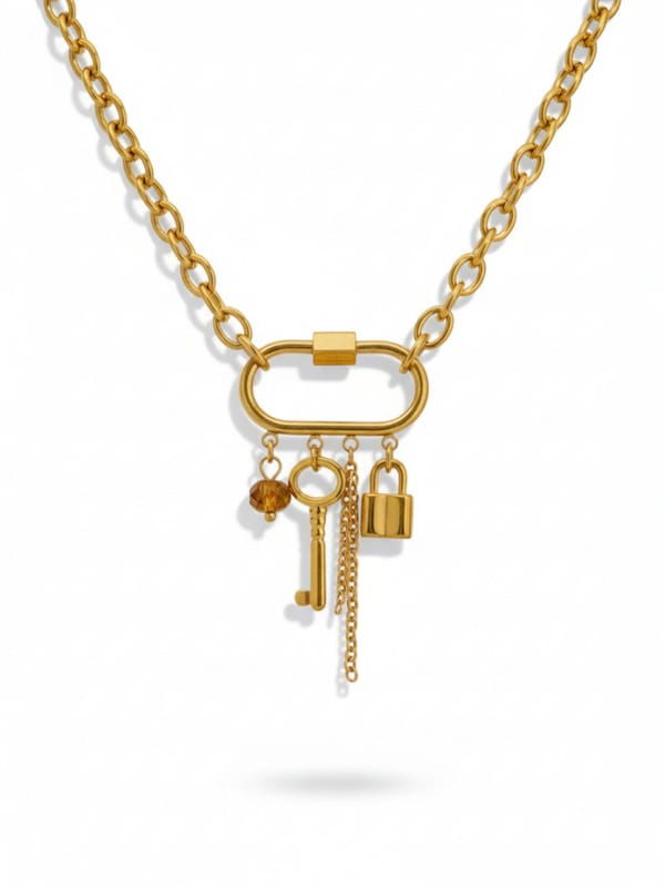 Metal Drop Necklace — Cao Jewellery
