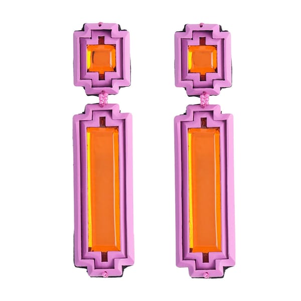 Venetian Quadrate Earring — FOREST OF CHINTZ